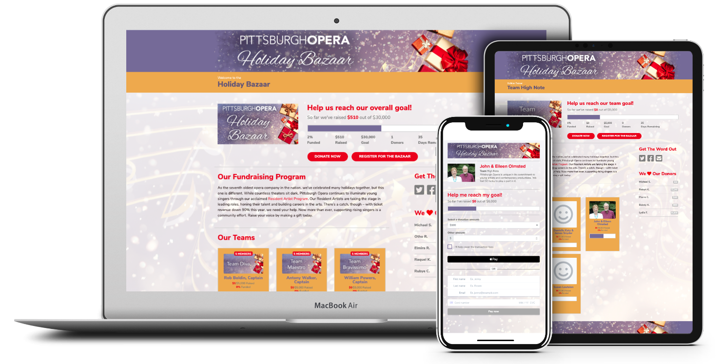Pittsburgh Opera Team Fundraising Team Fundraising