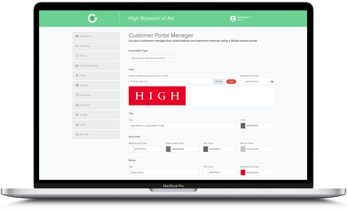 The Customer Portal Manager