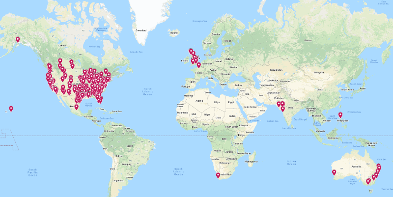 Alley Theatre World Map