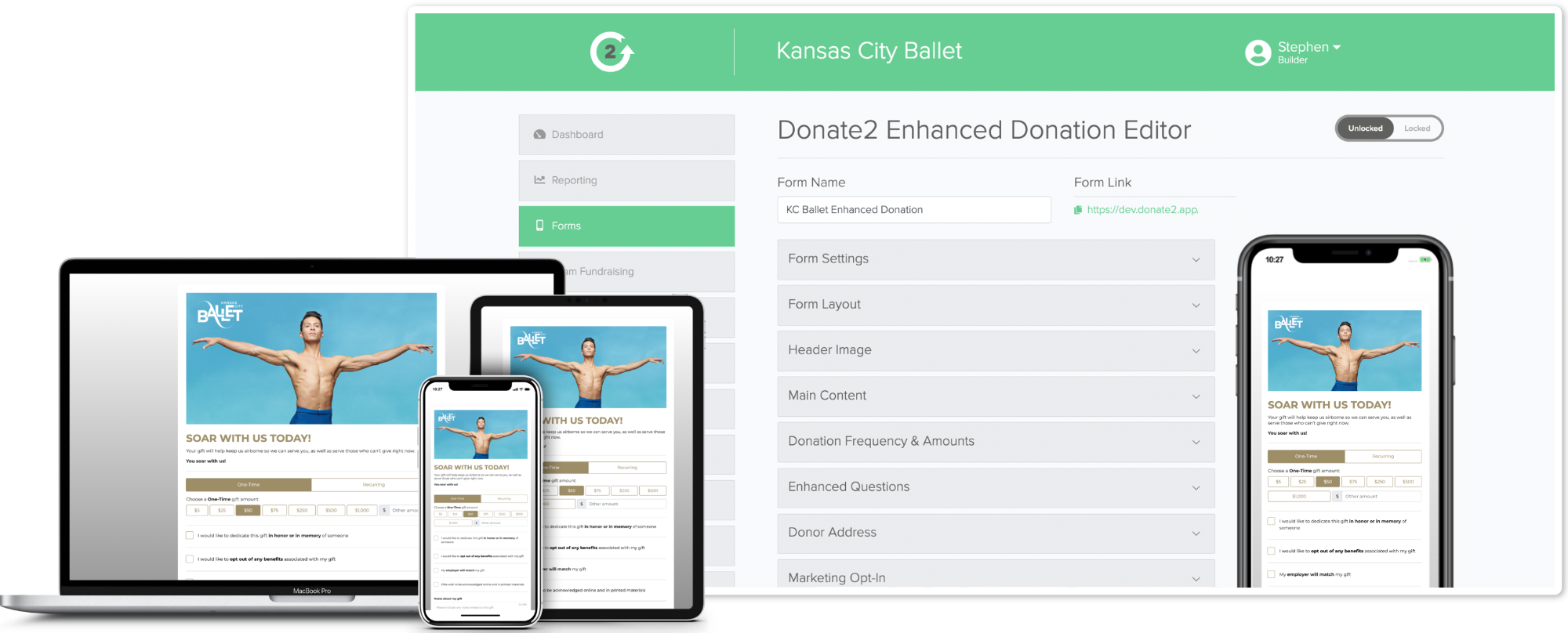 Donate2 Enhanced Donation Kansas City Ballet