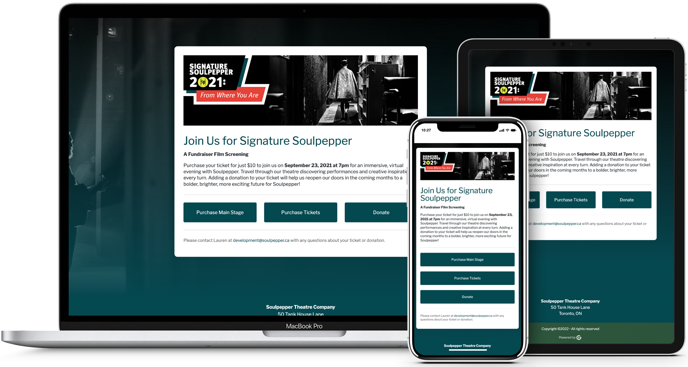 Signature Soulpepper – Virtual Event